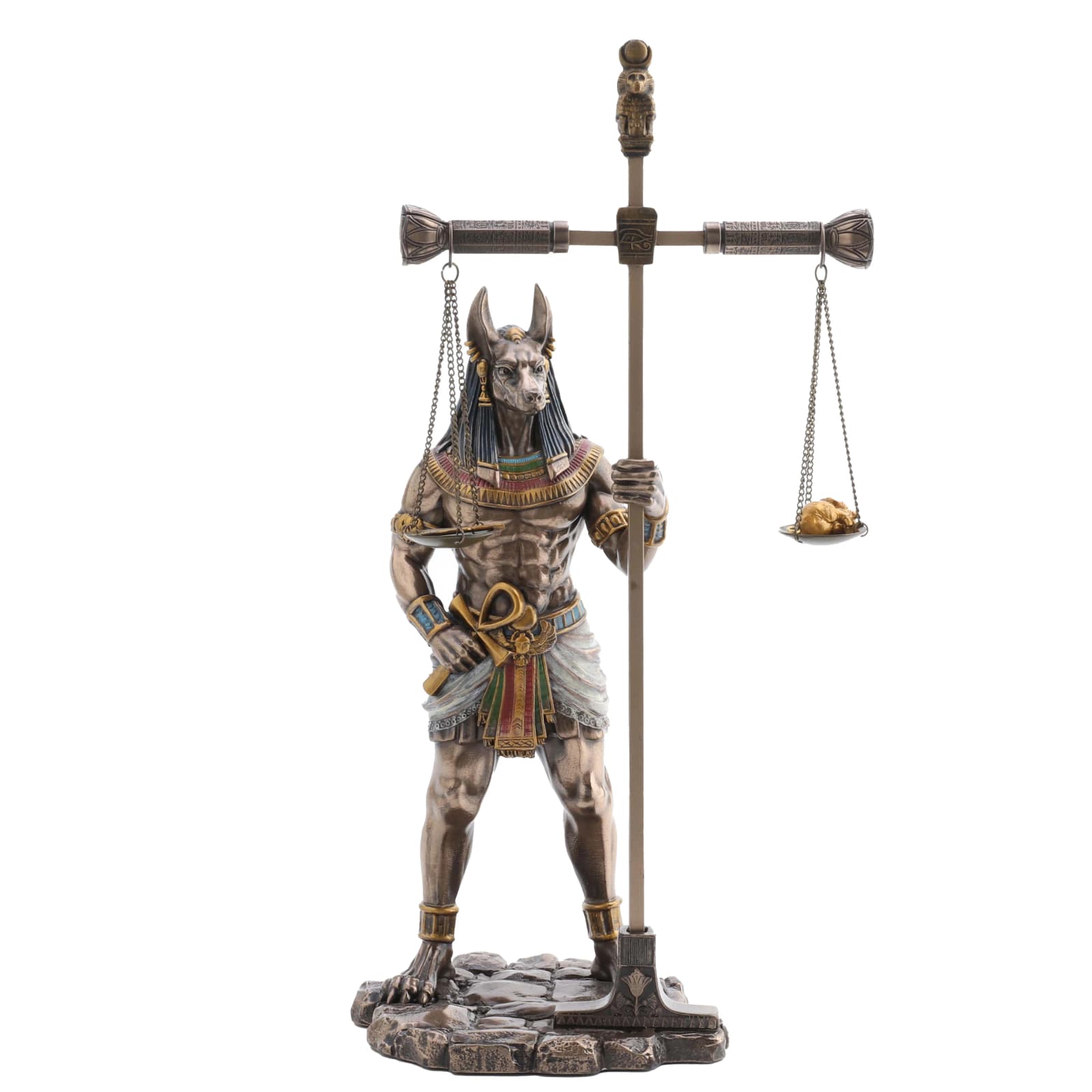 Anubis Holding Scale 33cm Veronese Statue β Statues & figurines from ArtStatues