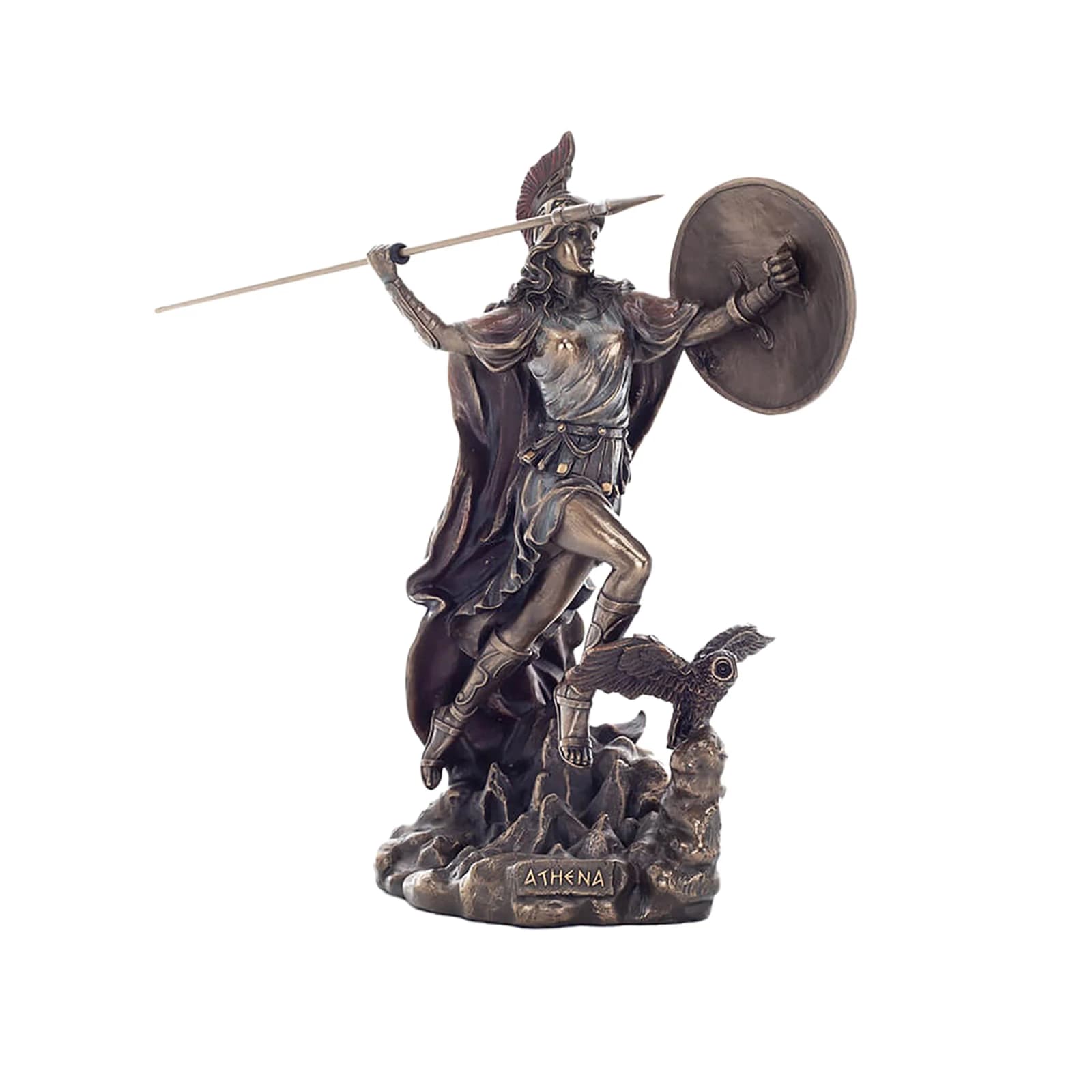 Athena Cold-Cast Bronze Statue β 28 cm Greek Goddess Figurine β Statues & figurines from ArtStatues