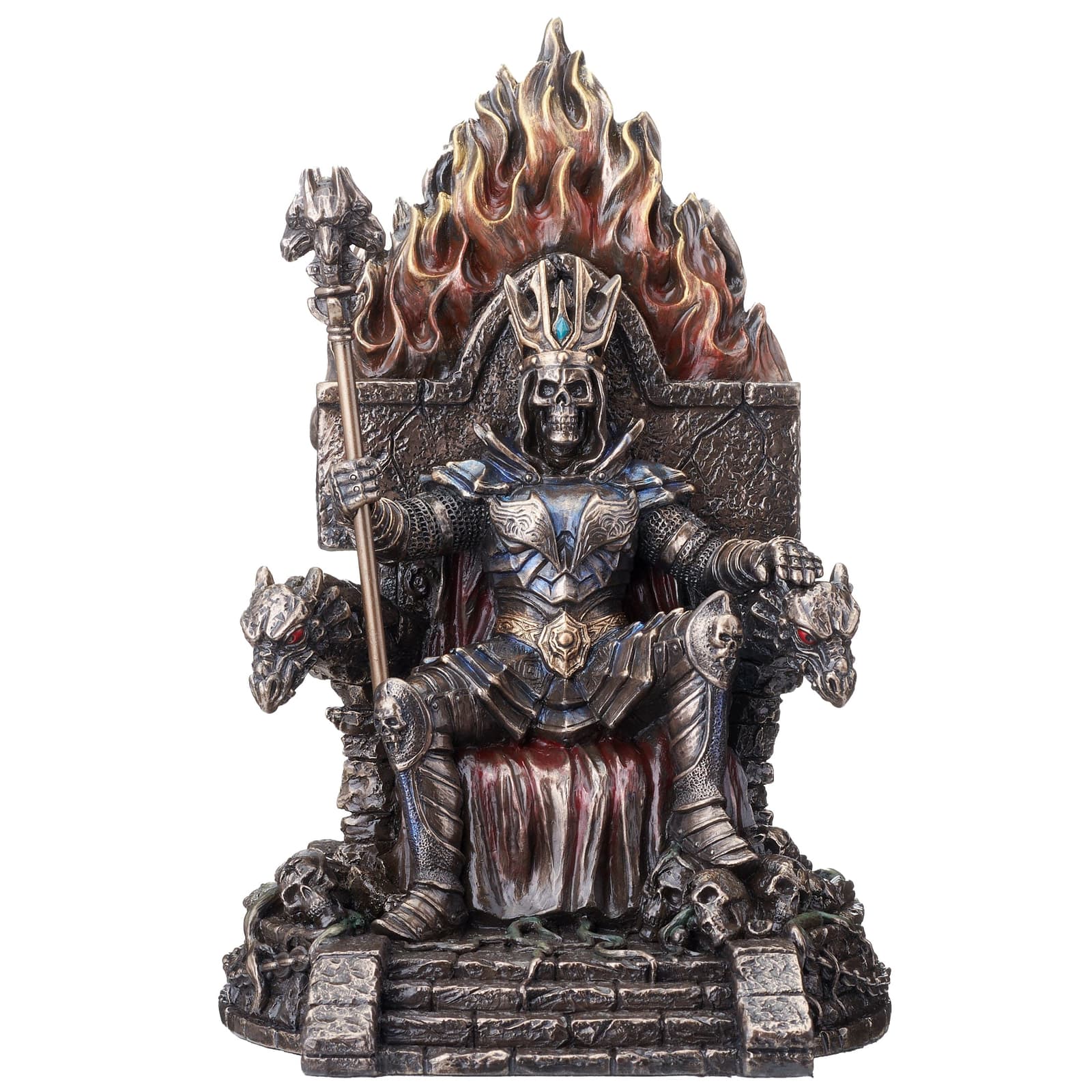Undead King on Throne Statue β Veronese Bronze, 22Γ15 cm β Statues & figurines from ArtStatues