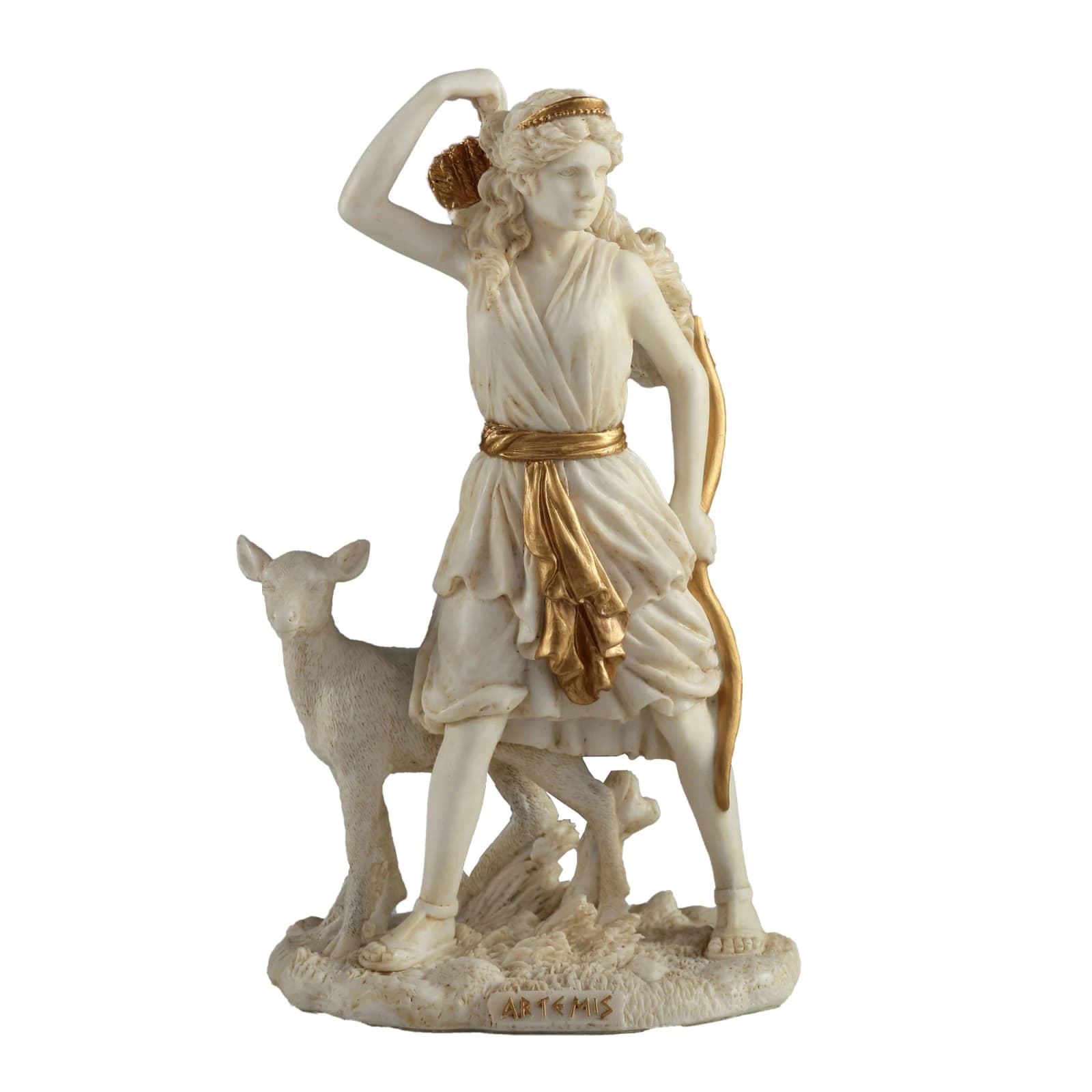 Artemis The Greek Goddess Of The Hunt 16.5cm Veronese White Statue β Statues & figurines from ArtStatues