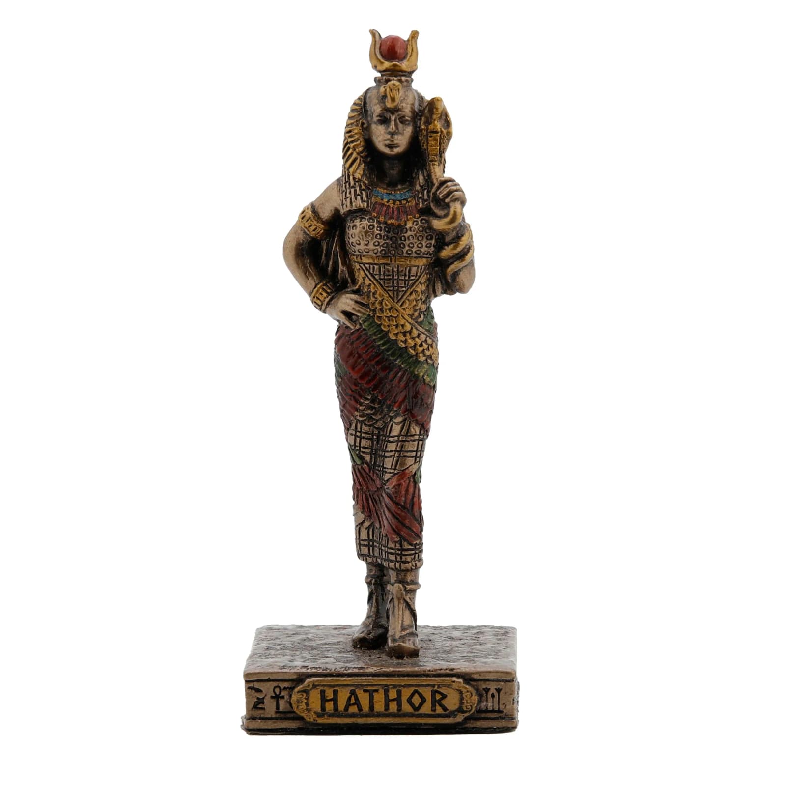 Hathor Egyptian Goddess Statue β Cold-Cast Bronze, 8.5 cm β Statues & figurines from ArtStatues