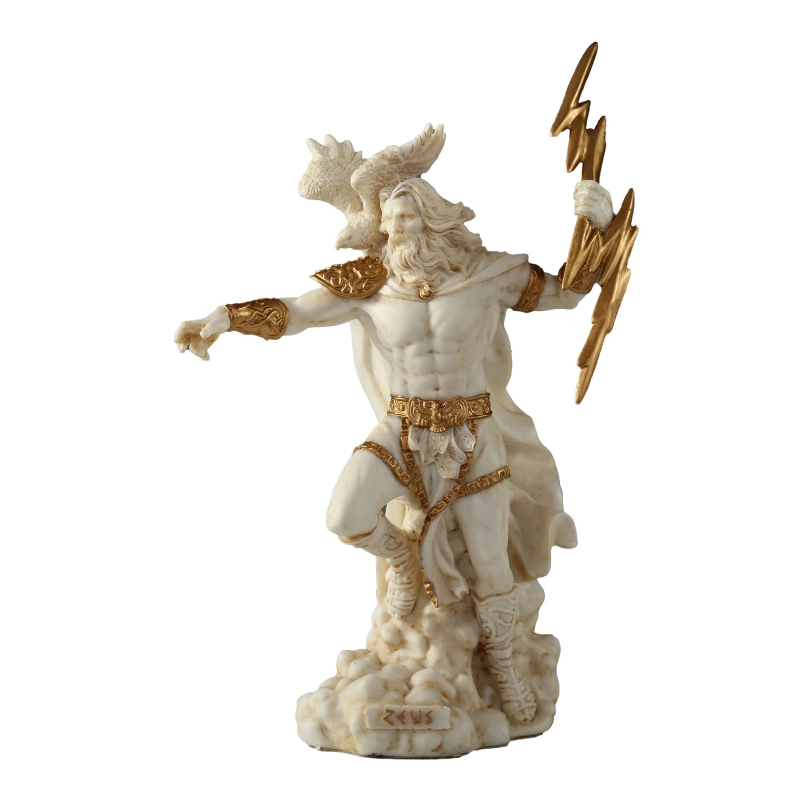Zeus The Greek God Of The Sky 19cm Veronese White Statue — Statues & figurines from ArtStatues
