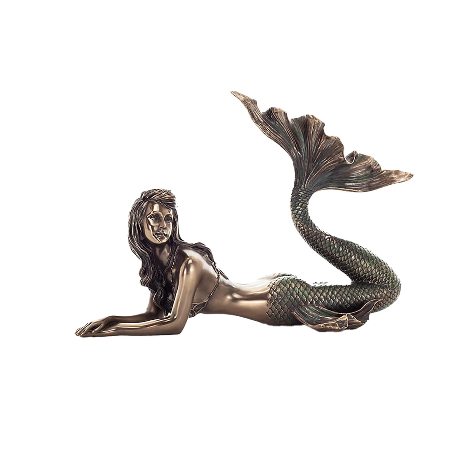 Mermaid Cold-Cast Bronze Statue β 19.5Γ29 cm Enchanting Ocean Siren β Statues & figurines from ArtStatues