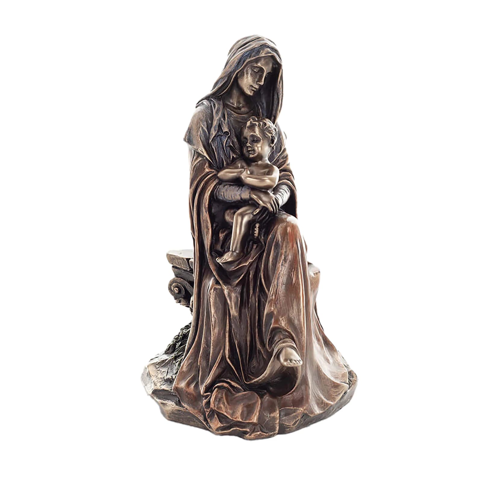Virgin Mary & Baby Jesus 17cm Veronese Cold-Cast Bronze Statue β Madonna & Child Figurine β Statues & figurines from ArtStatues