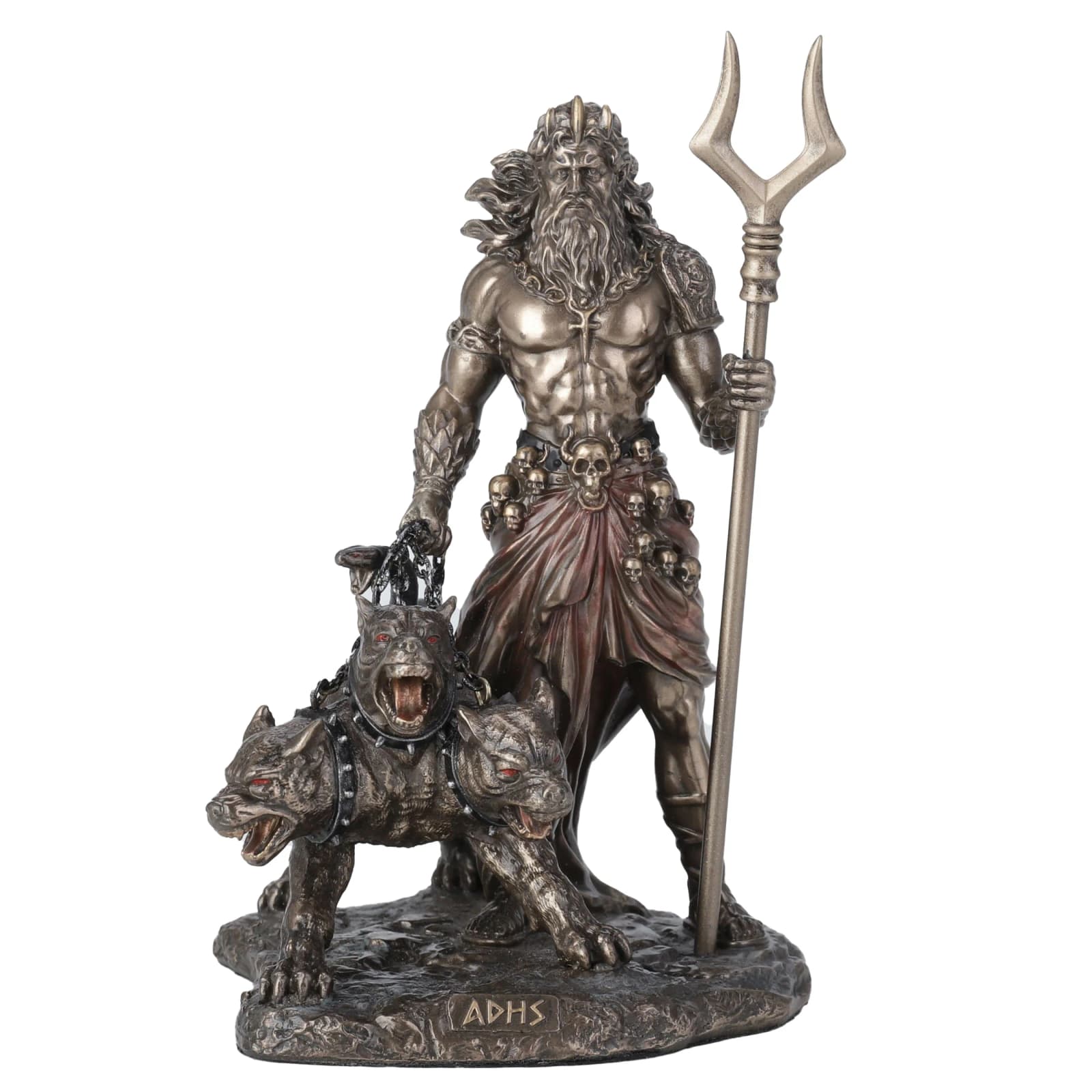 Hades Greek God Of The Underworld With Cerberus 16.5cm Veronese Statue β Statues & figurines from ArtStatues