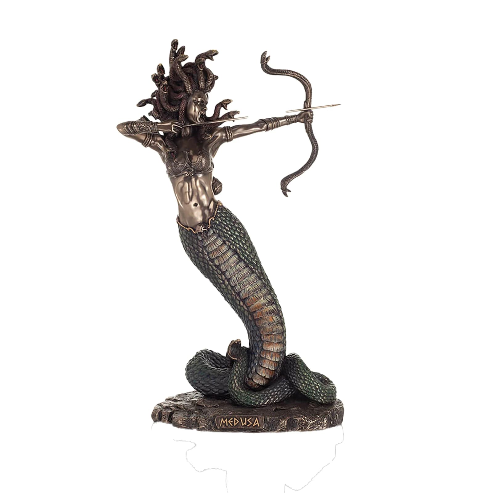 Medusa Archer Statue β Cold-Cast Bronze, 36 cm Figurine β Statues & figurines from ArtStatues