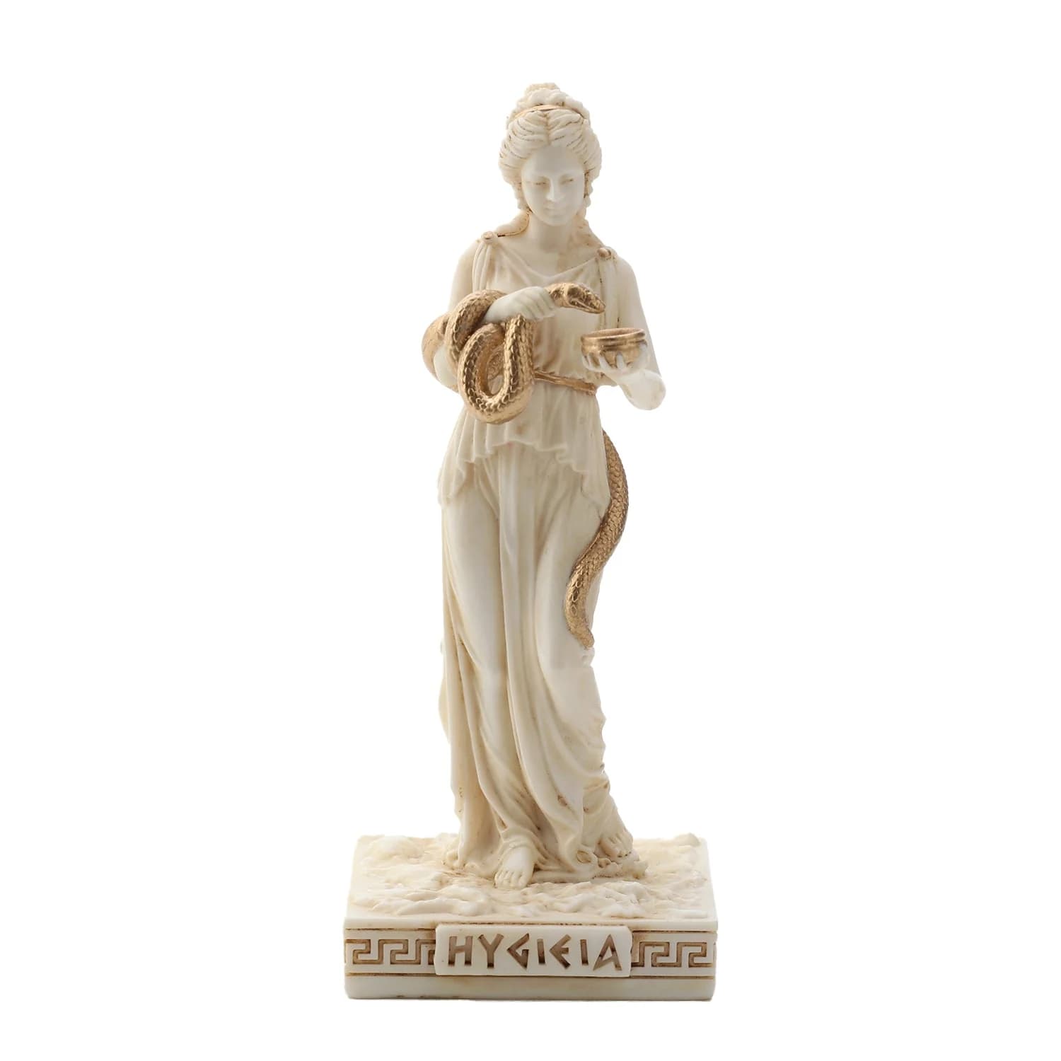 Hygieia Greek Goddess Of Health 9.2cm Veronese White Statue β Statues & figurines from ArtStatues
