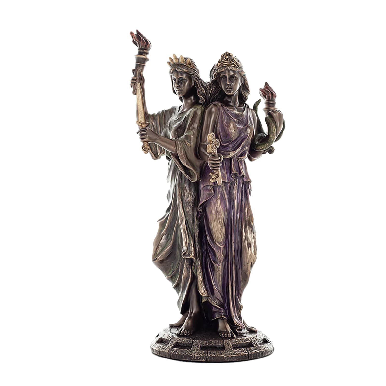 Hecate Triple Goddess β 21cm Veronese Cold-Cast Bronze Statue β Statues & figurines from ArtStatues