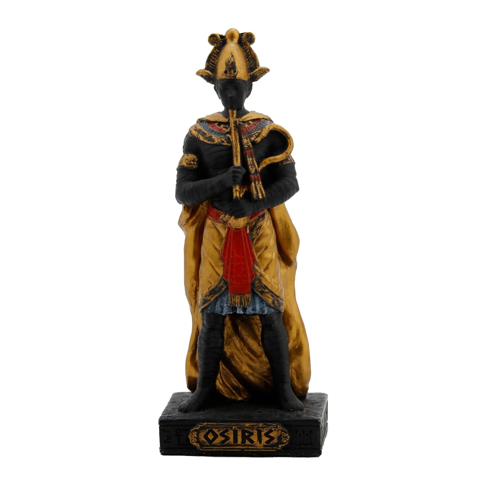 Osiris Egyptian God Resin Statue with Gold Accents – 8.5 cm — Statues & figurines from ArtStatues