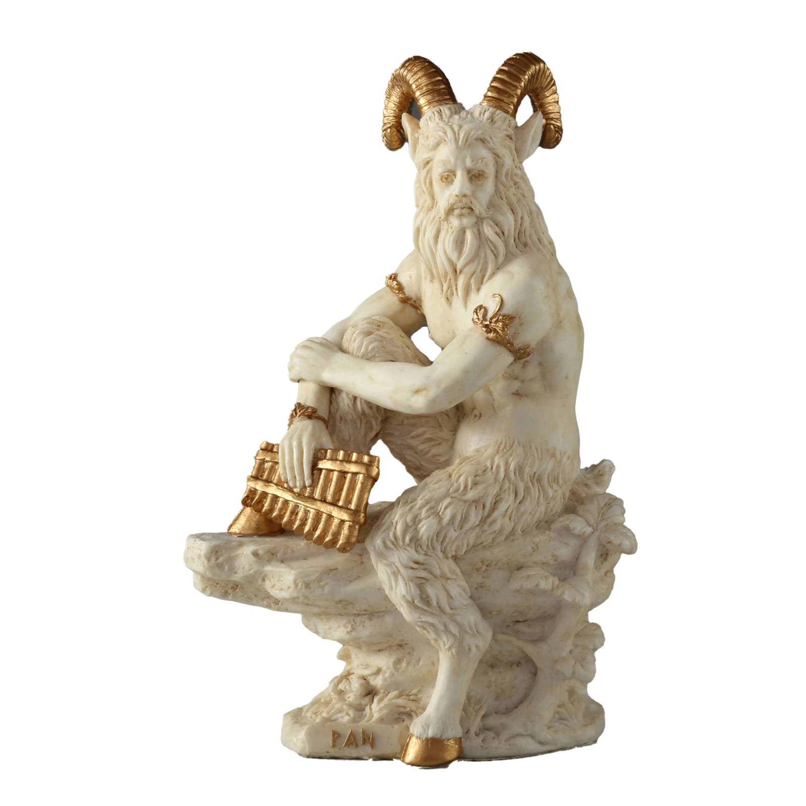 Pan The Greek God Of The Wild 15.5cm Veronese White Statue — Statues & figurines from ArtStatues