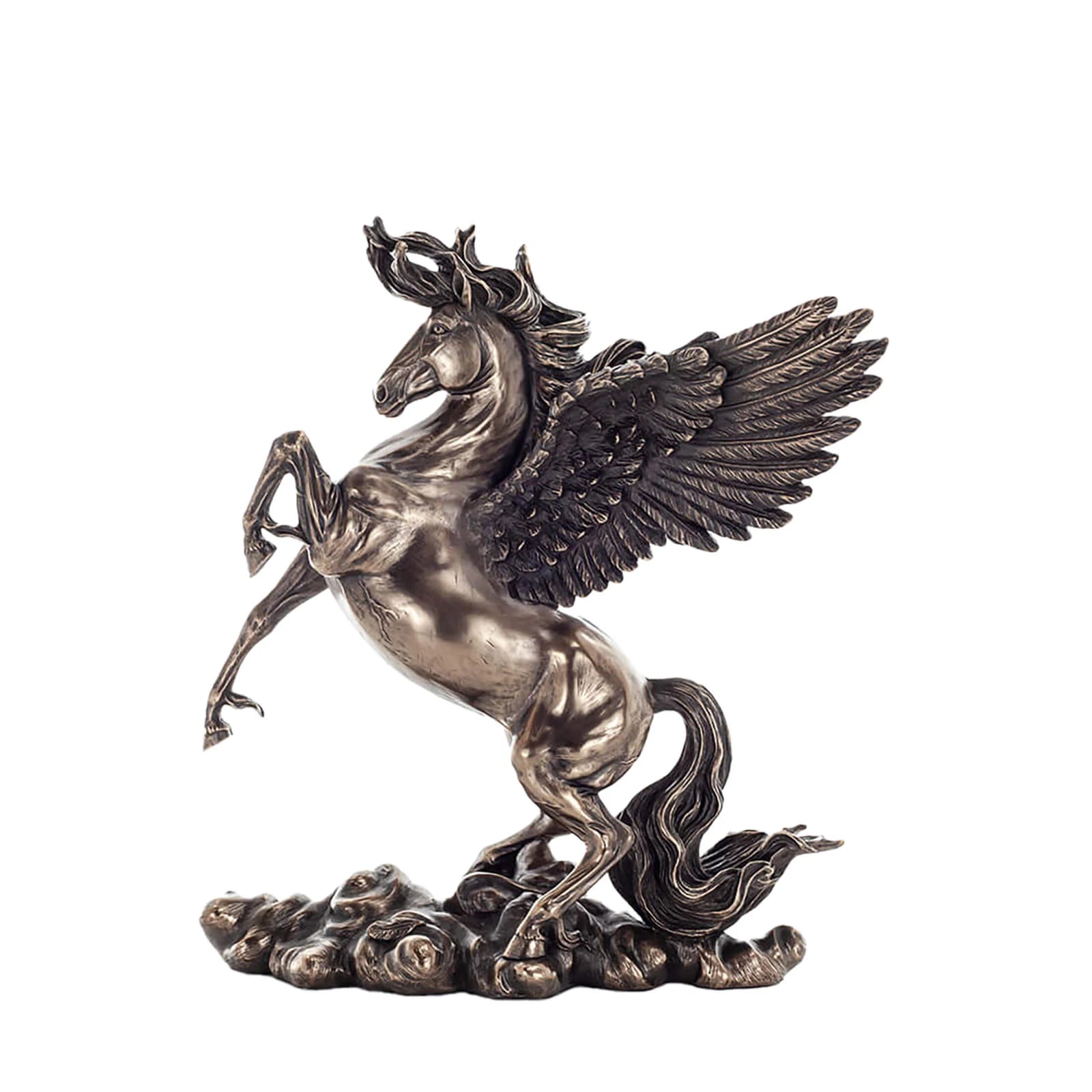 Pegasus 28x26cm Veronese Cold-Cast Bronze Statue – Majestic Winged Horse Figurine — Statues & figurines from ArtStatues