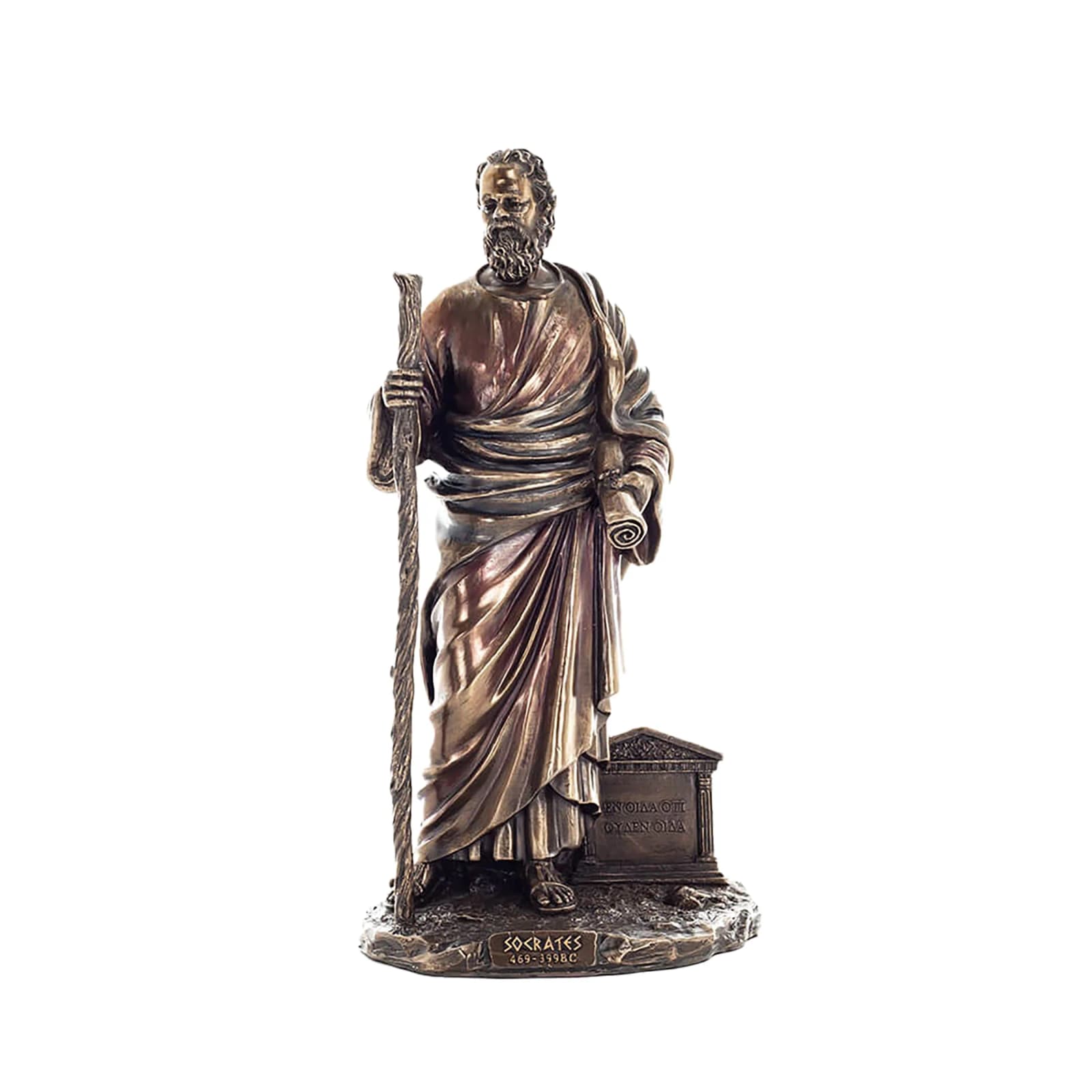 Socrates Cold-Cast Bronze Statue β 30 cm Greek Philosopher β Statues & figurines from ArtStatues