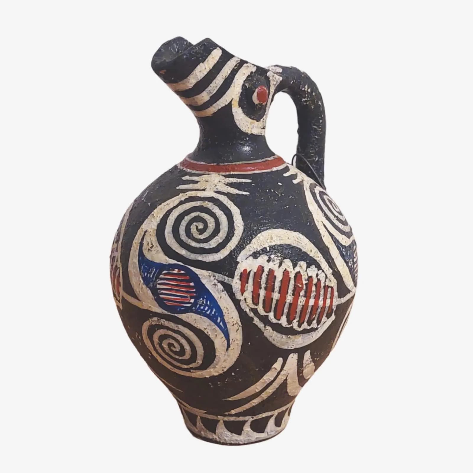 Kamares Style Miniature Jug | Faithful Minoan Replica | Handmade Decorative Ceramic | Ancient Crete Vase — Ceramics & pottery from DadArt