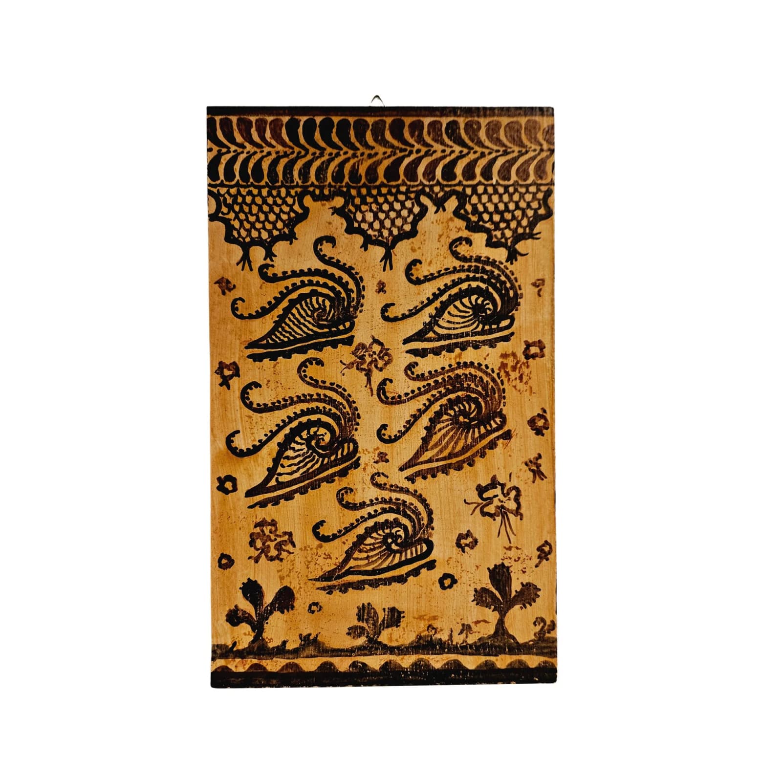 Marine Style Minoan Period Painting on Wood Handmade Greek Mythology — Paintings from WoodMuse Art