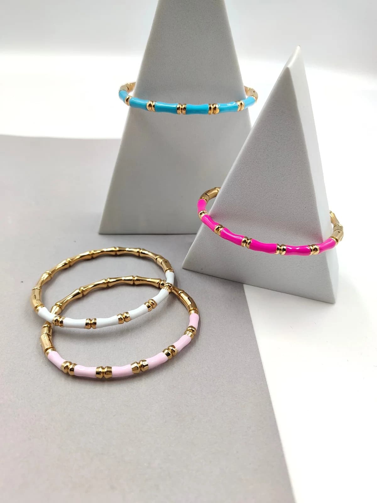 Stainless Steel Bracelet with Enamel by Magis Handmade Jewels