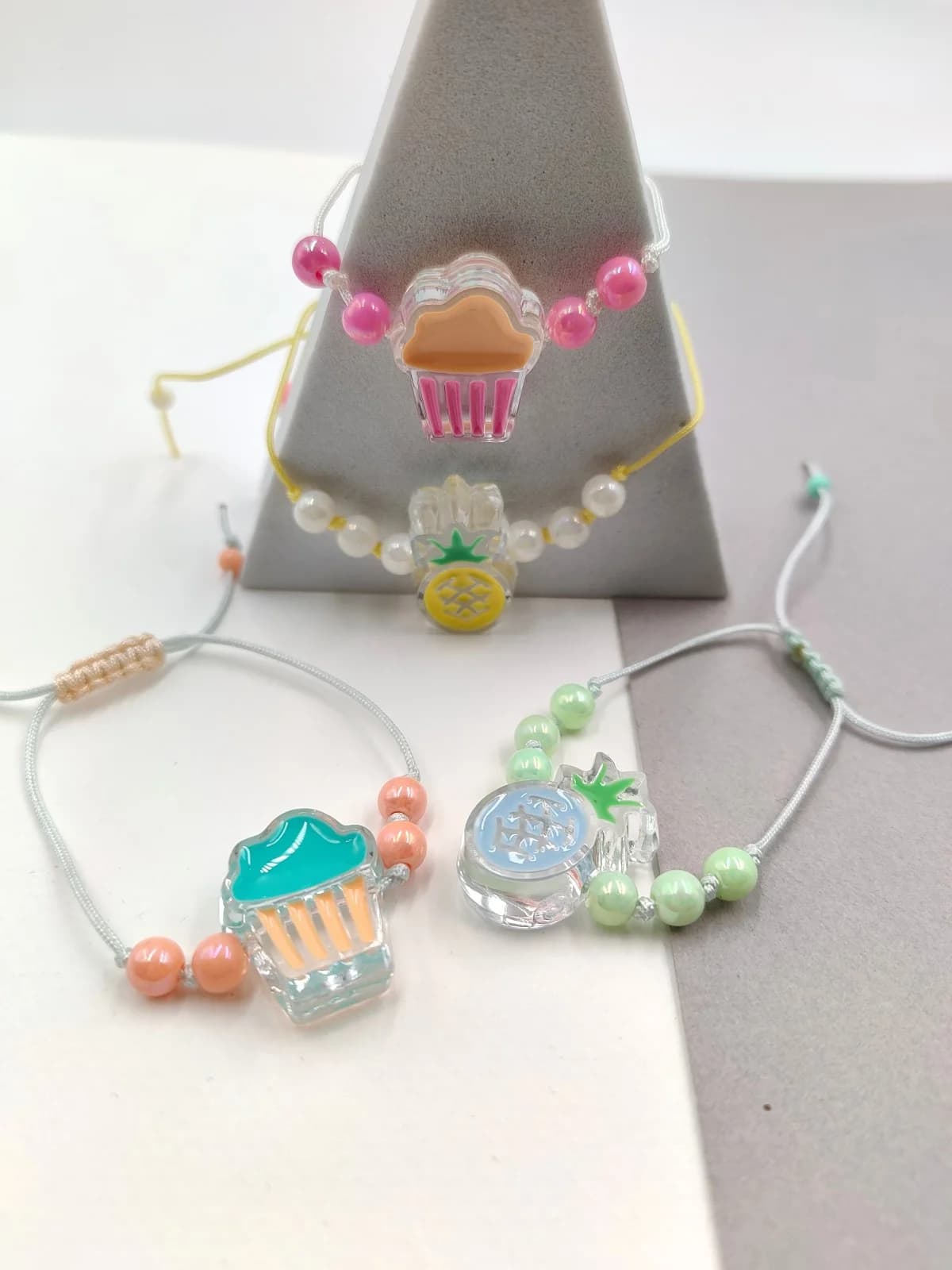 Bracelet with Cupcake or Pineapple by Magis Handmade Jewels