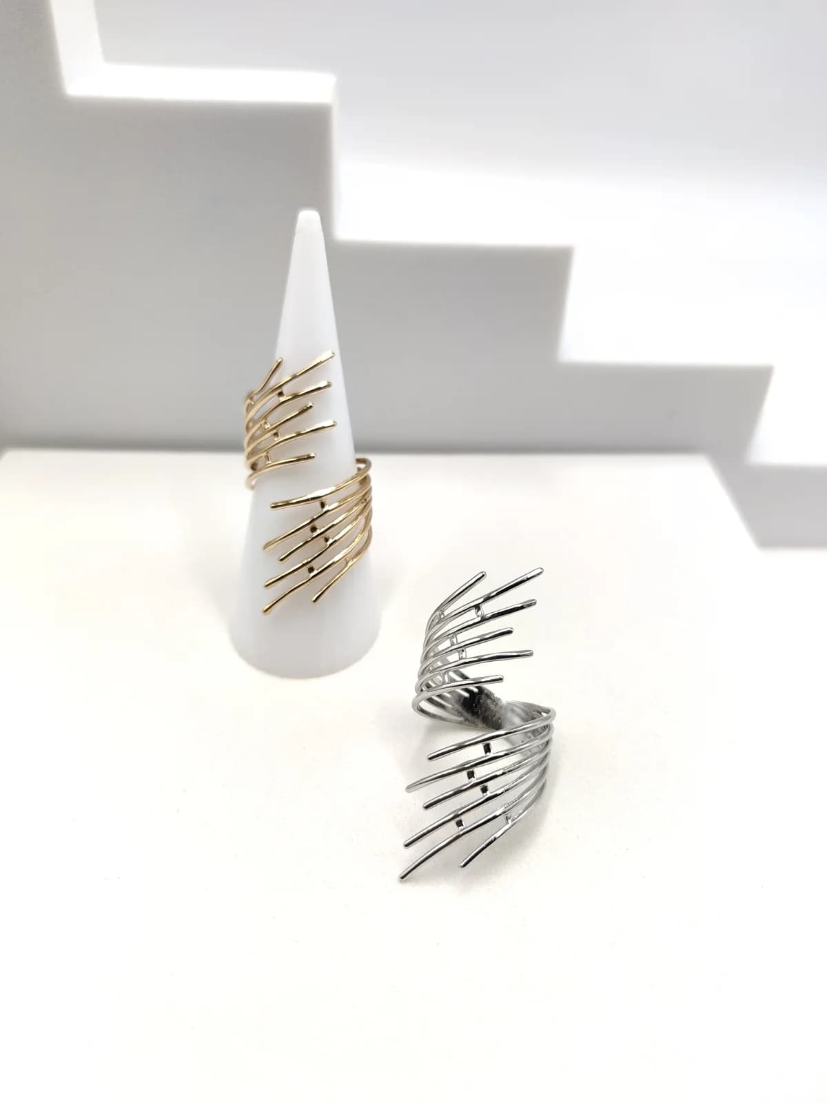 Stainless Steel Multi-Strand Ring by Magis Handmade Jewels