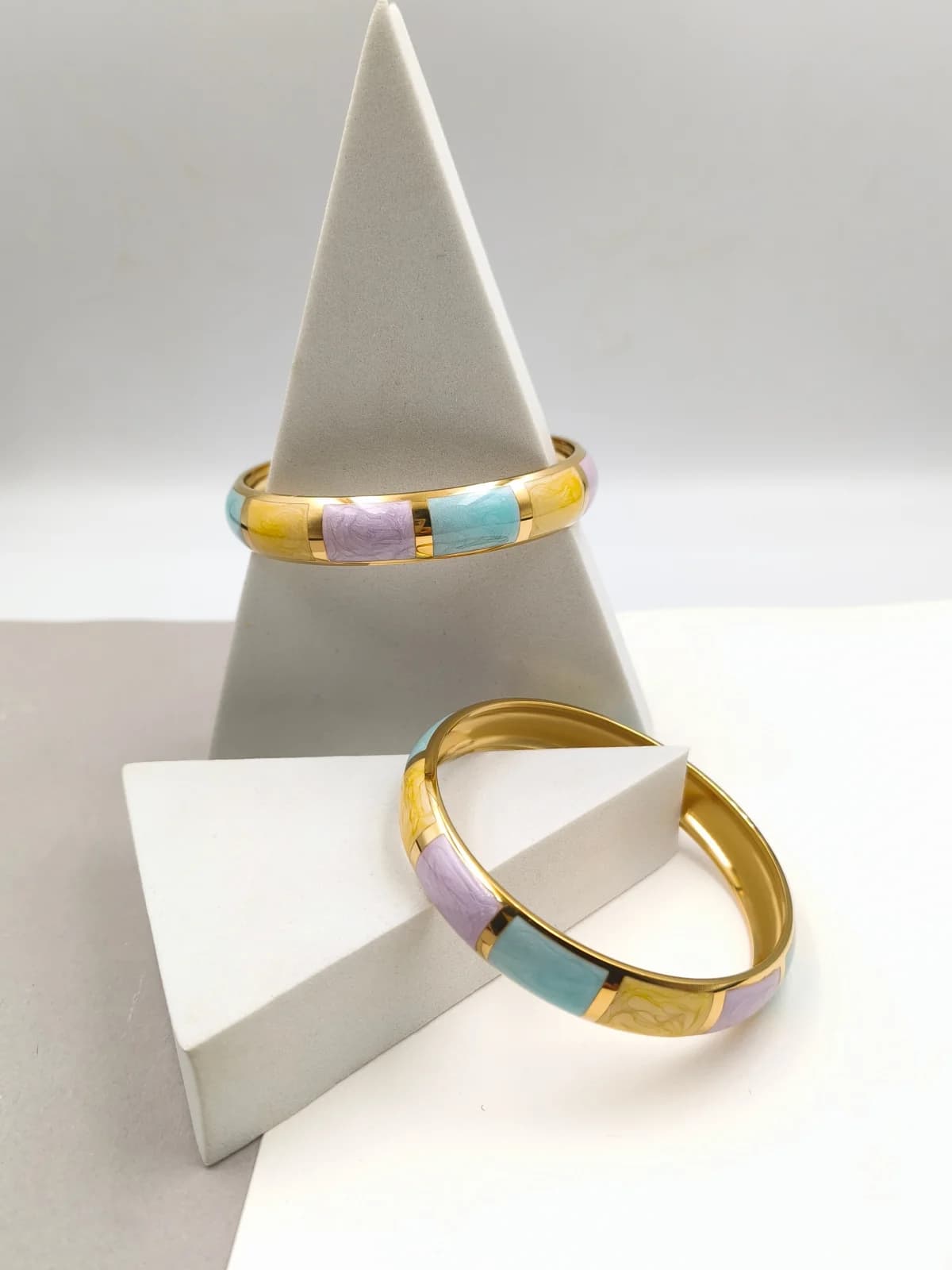 Stainless Steel Bracelet with Enamel by Magis Handmade Jewels