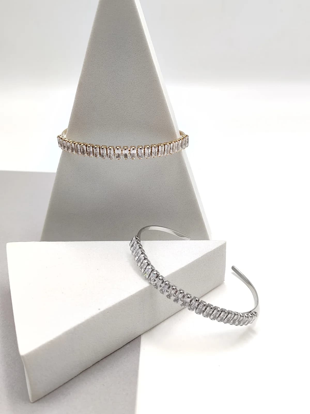 Stainless Steel Bracelet with Crystals by Magis Handmade Jewels