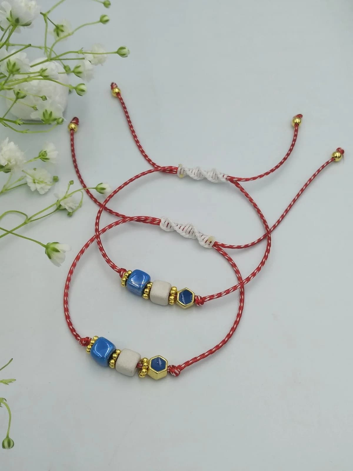 Traditional March Bracelet with Ceramic Cubes by Magis Handmade Jewels