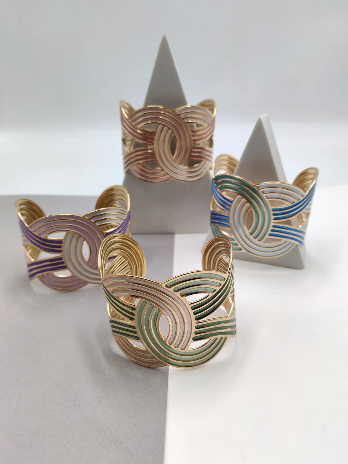 Stainless Steel Bracelet with Enamel by Magis Handmade Jewels