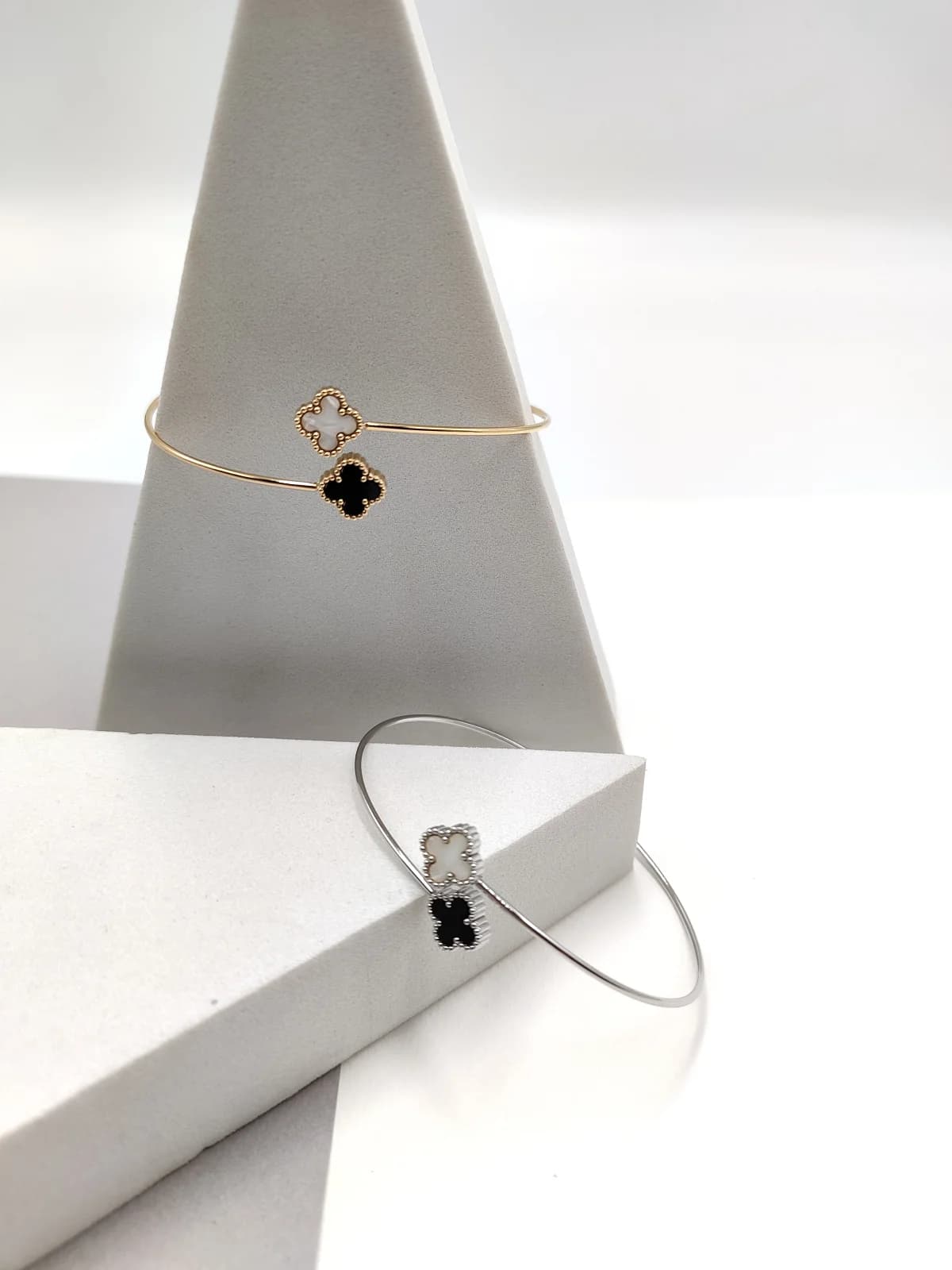 Stainless Steel Bracelet with Crosses and Enamel by Magis Handmade Jewels
