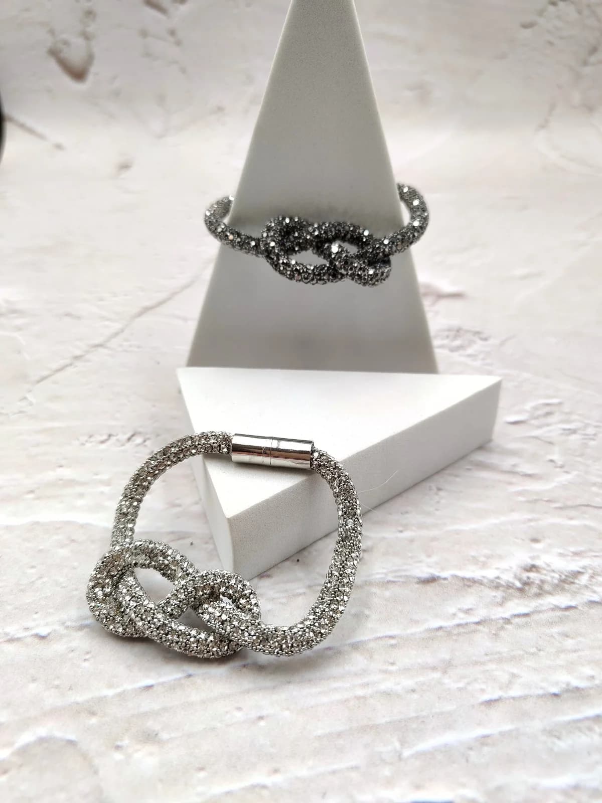 Bracelet with Crystals and Knot Design by Magis Handmade Jewels