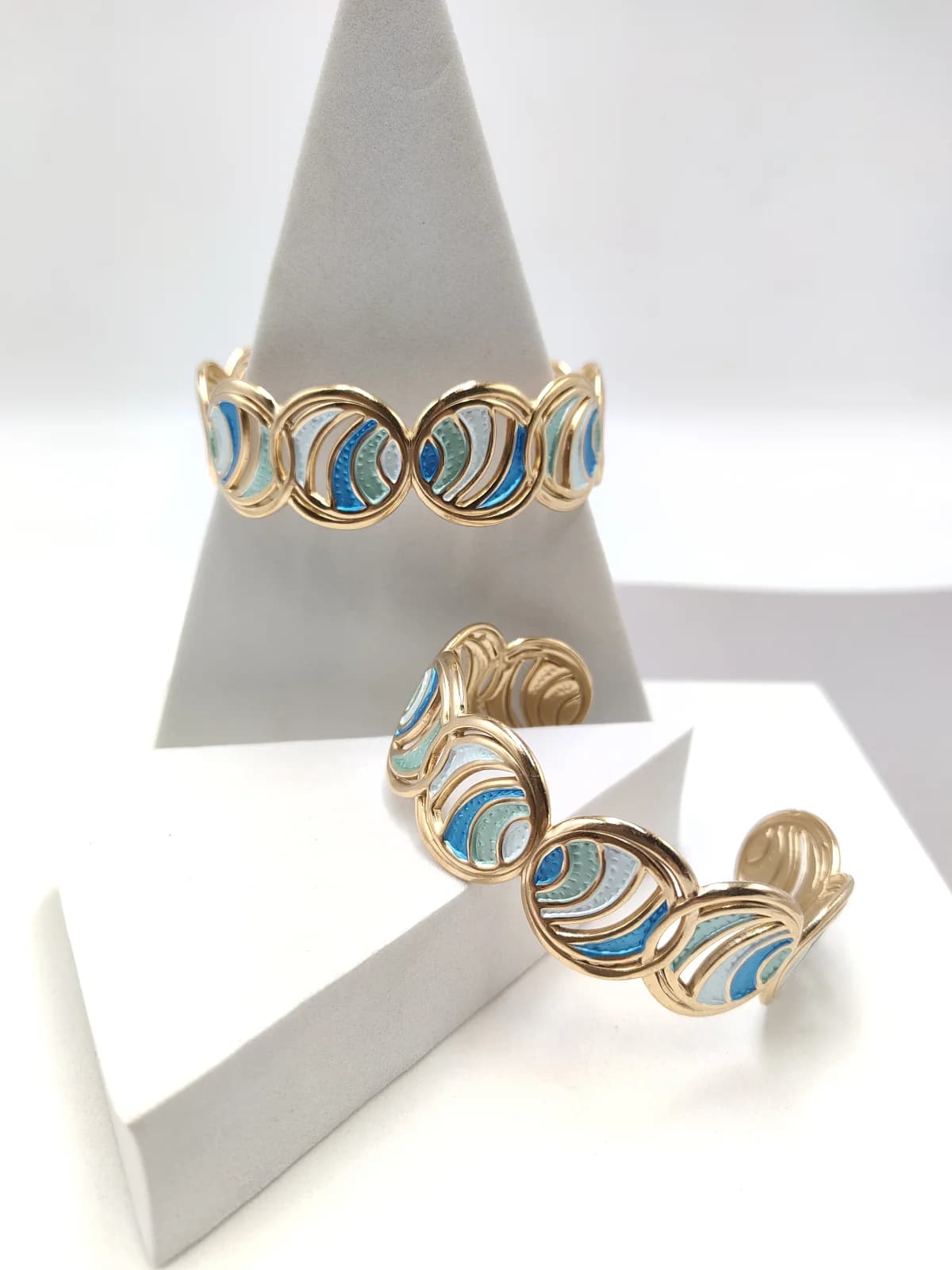 Stainless Steel Bracelet with Enamel by Magis Handmade Jewels