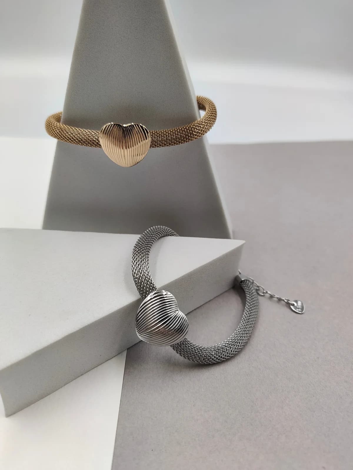 Stainless Steel Bracelet with Heart by Magis Handmade Jewels