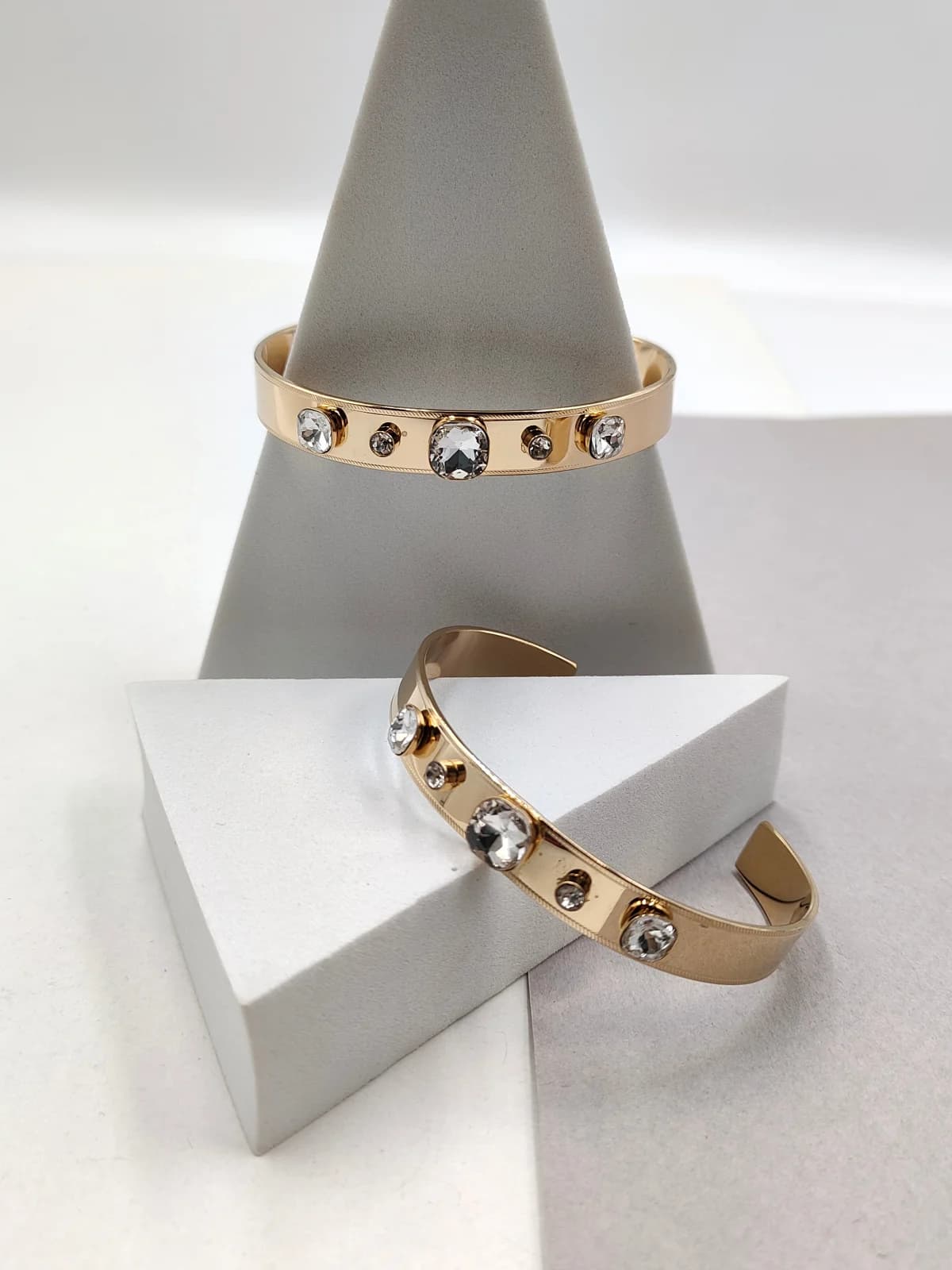 Stainless Steel Bracelet with Crystals by Magis Handmade Jewels