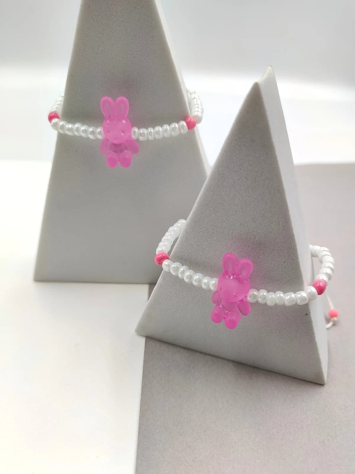 Bracelet with Beads and Bunny by Magis Handmade Jewels