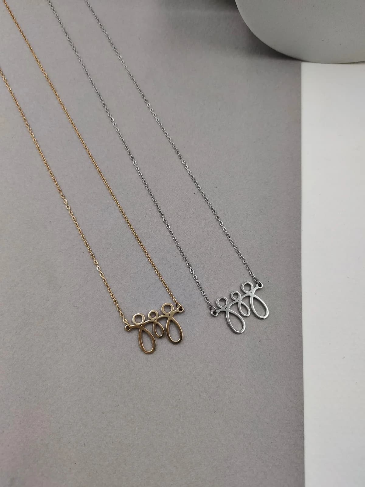 Stainless Steel Family Necklace by Magis Handmade Jewels