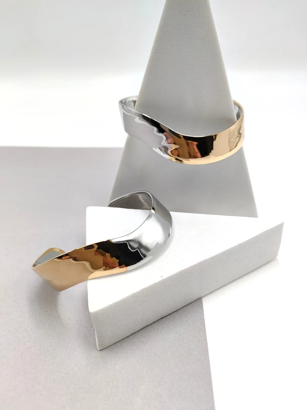 Stainless Steel Two-Tone Bracelet by Magis Handmade Jewels