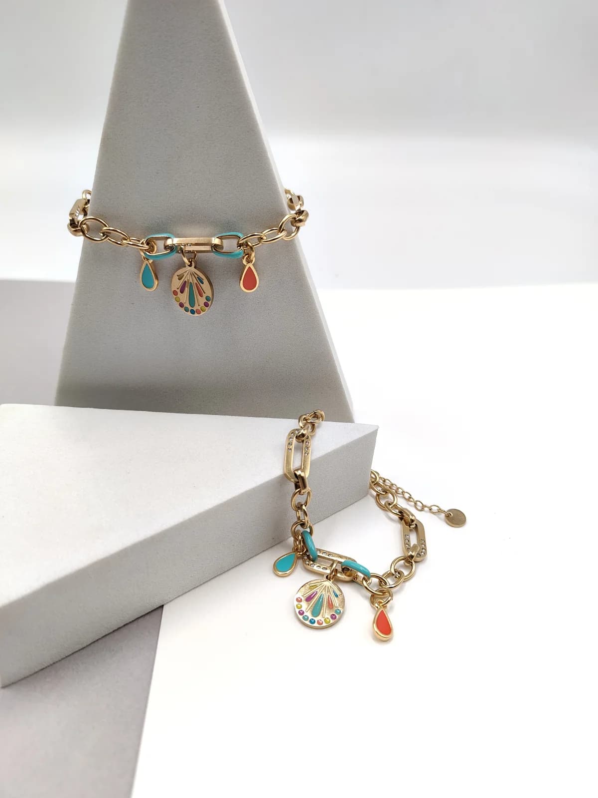 Stainless Steel Bracelet with Enamel by Magis Handmade Jewels
