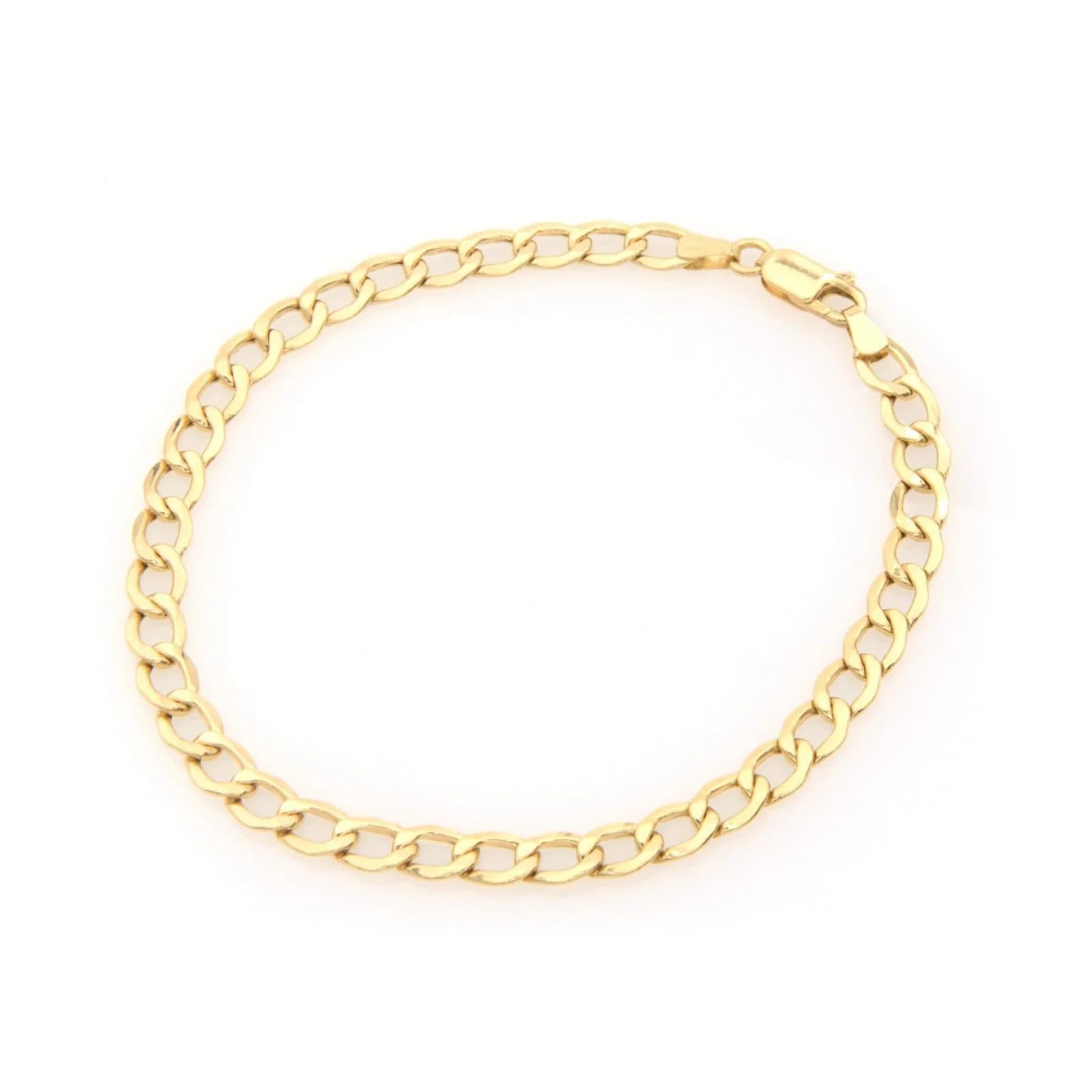 Gold Curb Chain Bracelet β Bracelets from AntEva Crafts