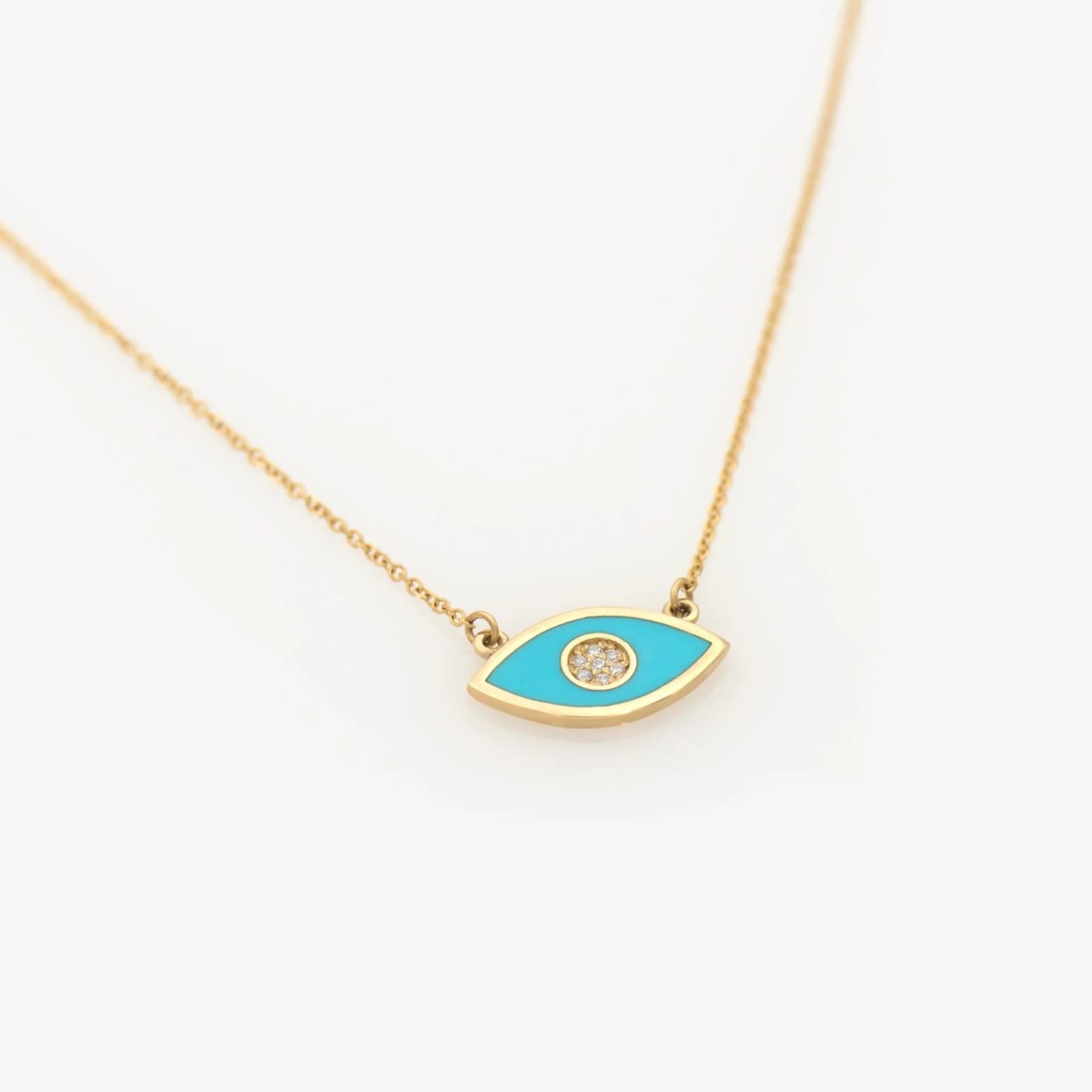 Evil Eye Chain Necklace — Necklaces from AntEva Crafts