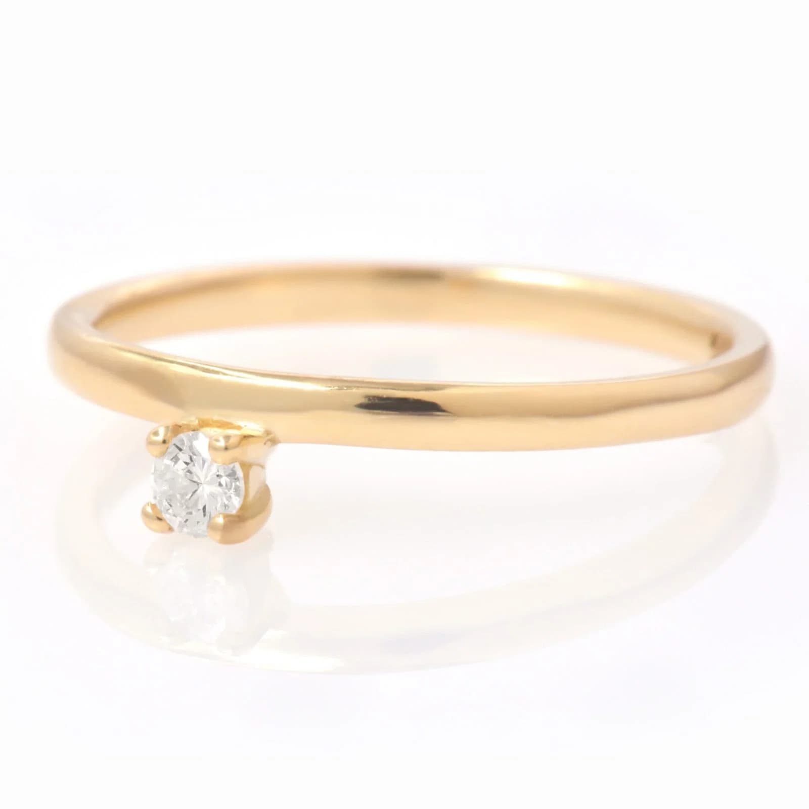Diamond Solitaire Unique Ring β Rings from AntEva Crafts