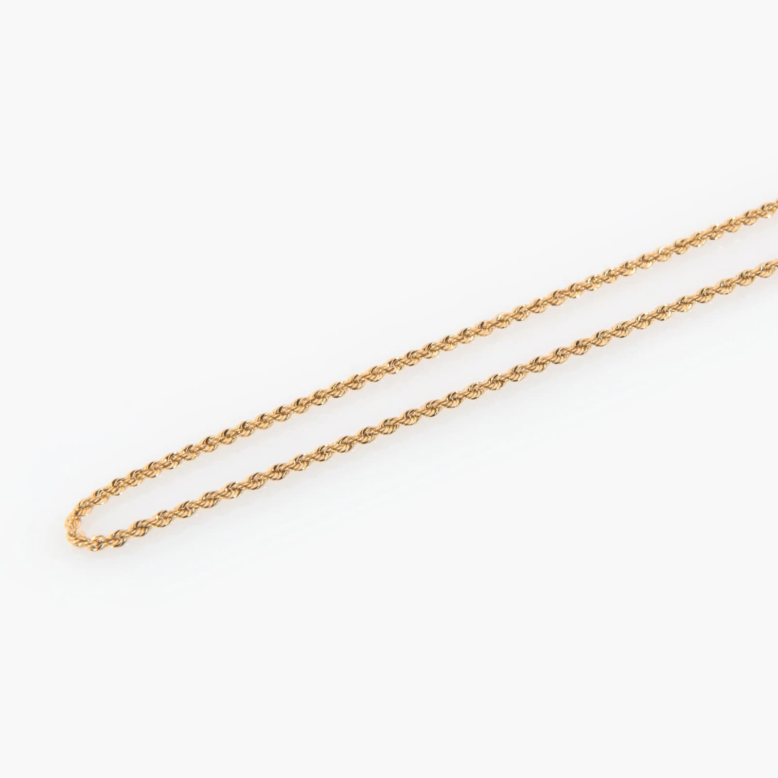 Elegant Gold Rope Chain — Necklaces from AntEva Crafts