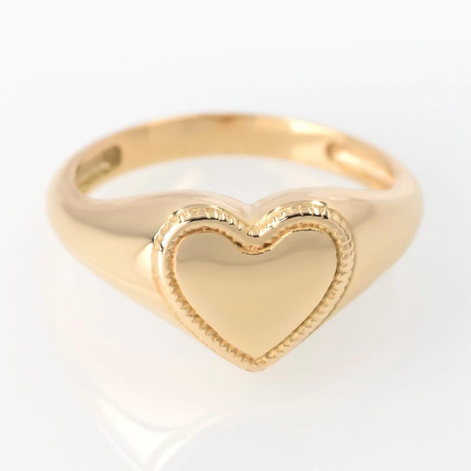 Heart Pinky Ring β Rings from AntEva Crafts
