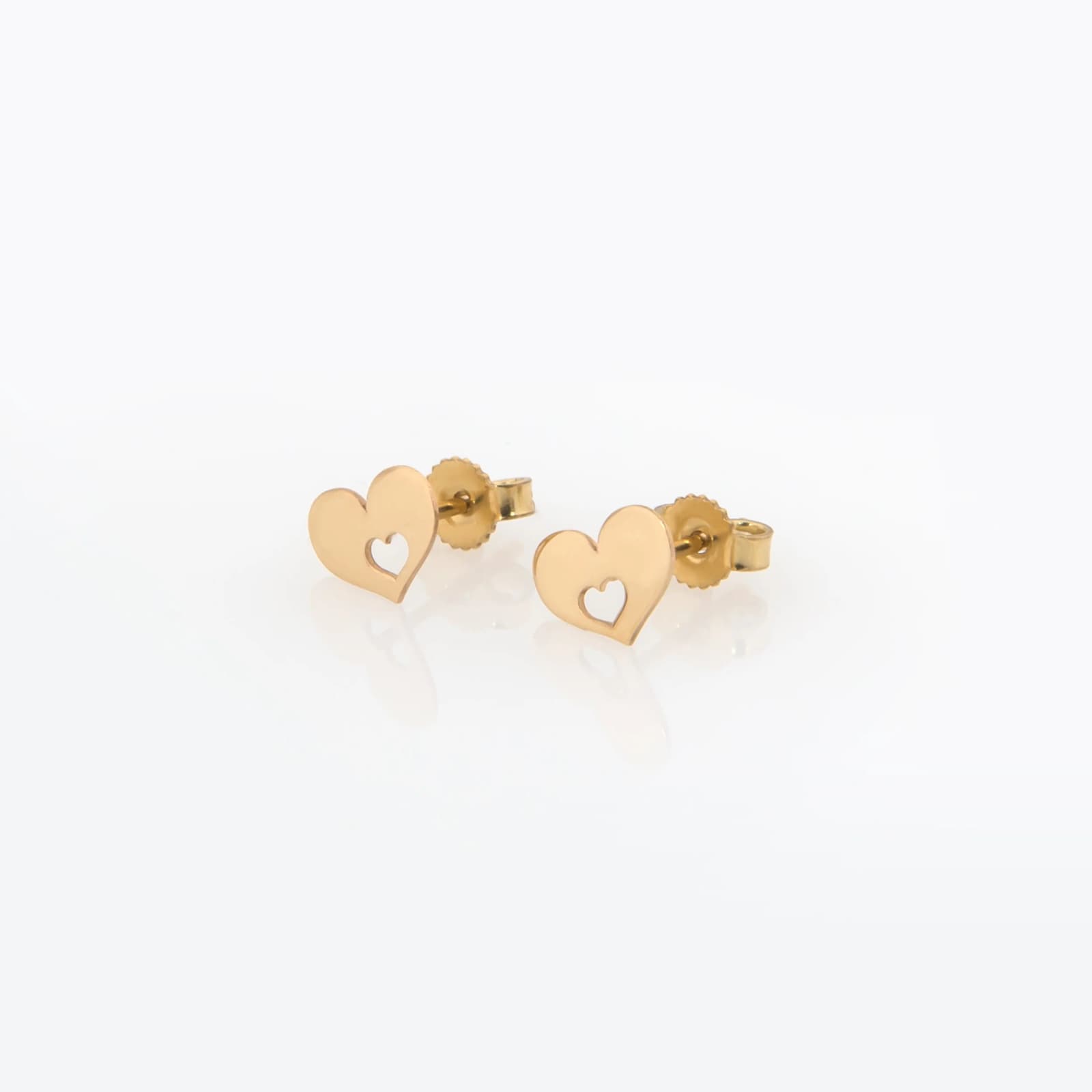 Heart Stud Earrings β Earrings from AntEva Crafts