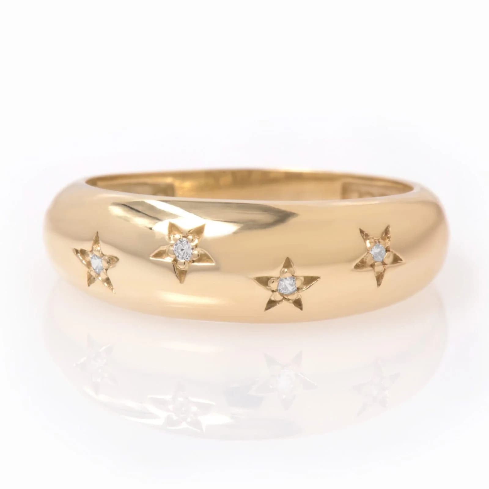 Diamond Starburst Ring β Rings from AntEva Crafts