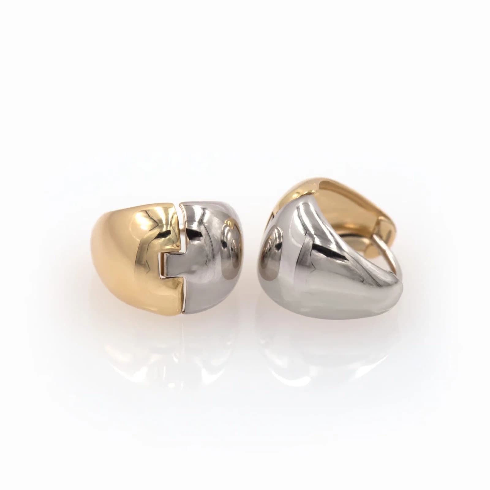 Two Tone Hoop Earrings β Earrings from AntEva Crafts