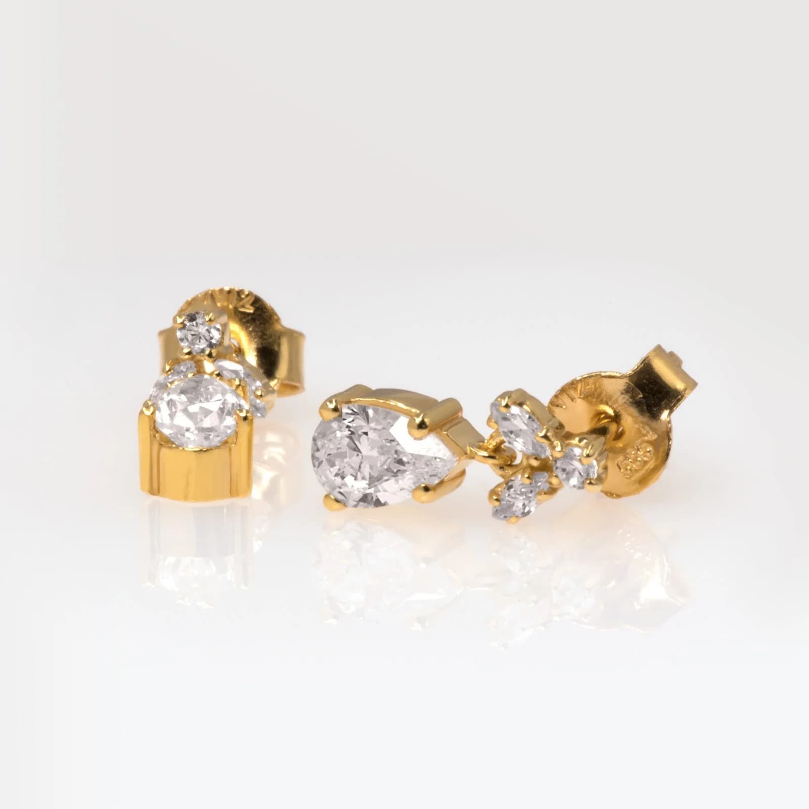 Drop Pear Post Earrings β Earrings from AntEva Crafts