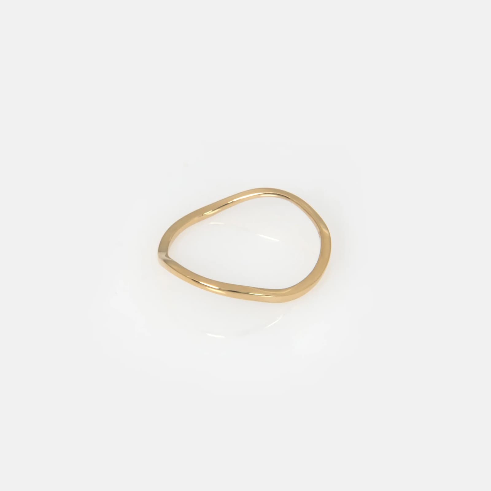 Asymmetrical Wave Band — Rings from AntEva Crafts