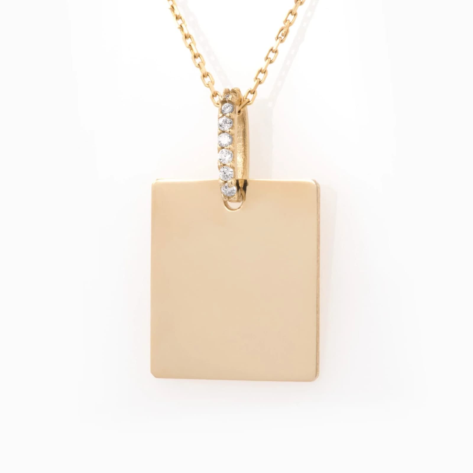 Square Tag Necklace β Necklaces from AntEva Crafts