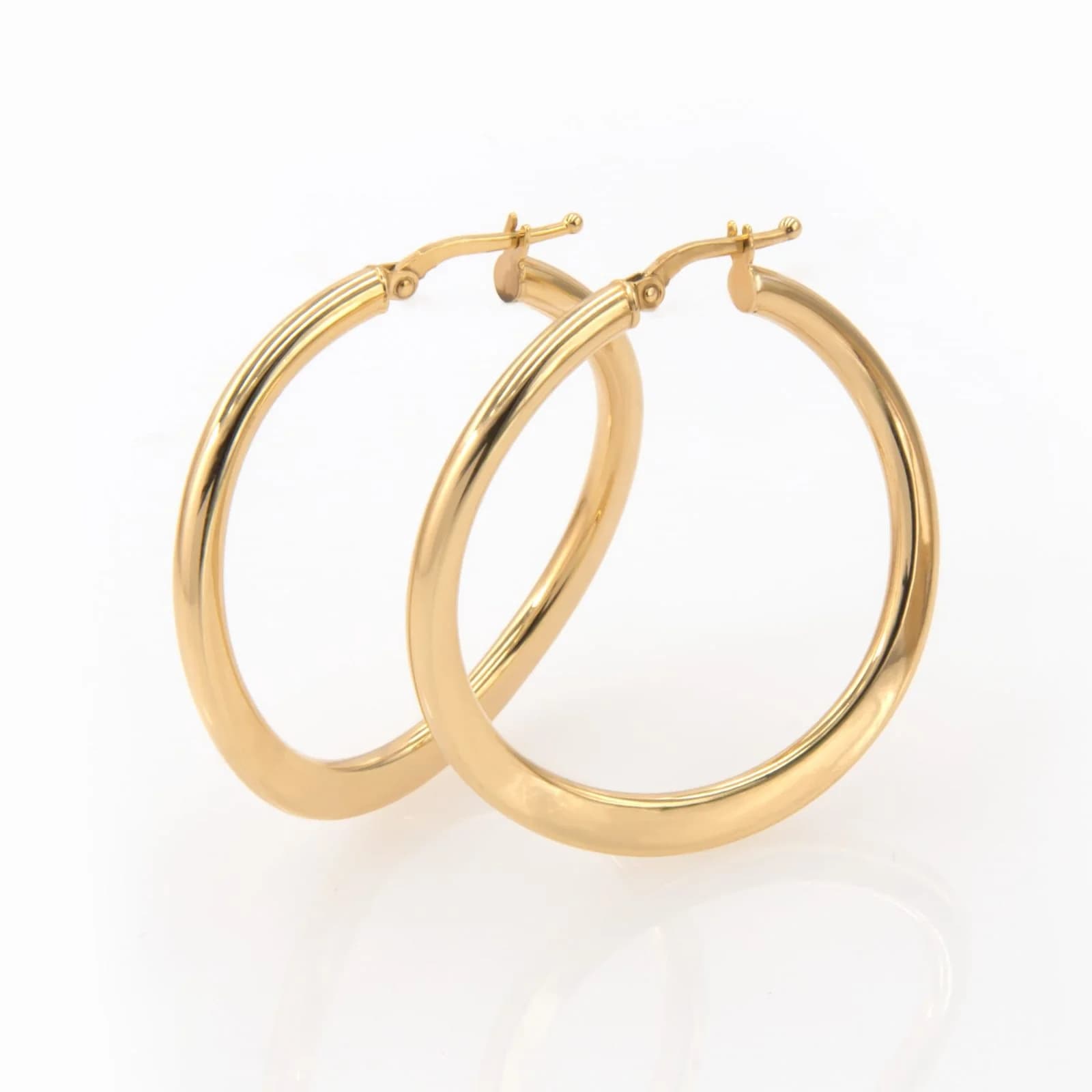Wavy Mobius Hoop Earrings — Earrings from AntEva Crafts