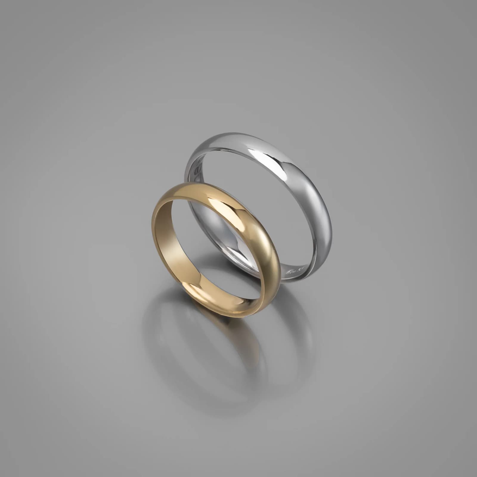 Minimalist Wedding Band 4mm β Rings from AntEva Crafts
