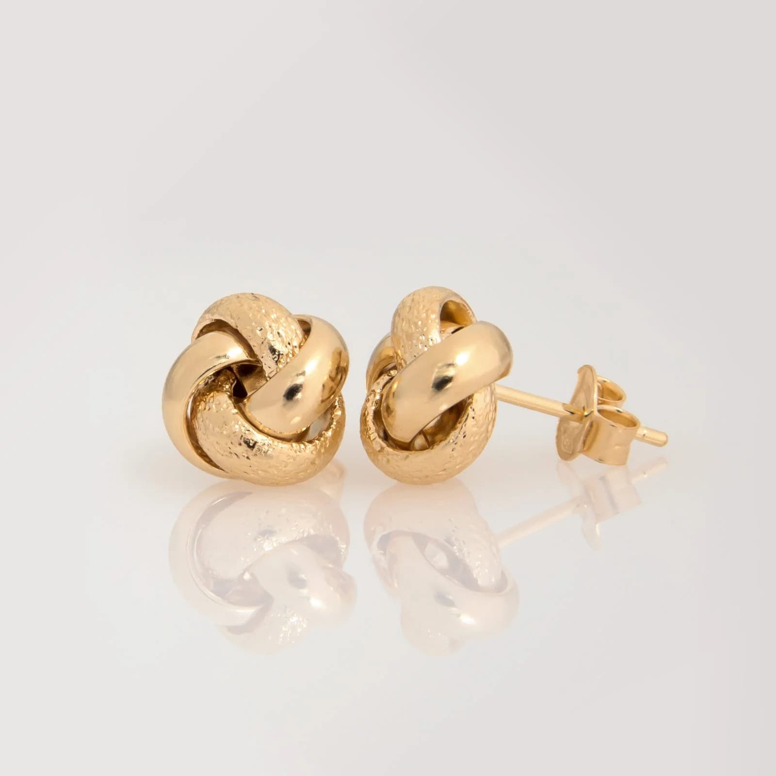 Stud Knot Earrings — Earrings from AntEva Crafts