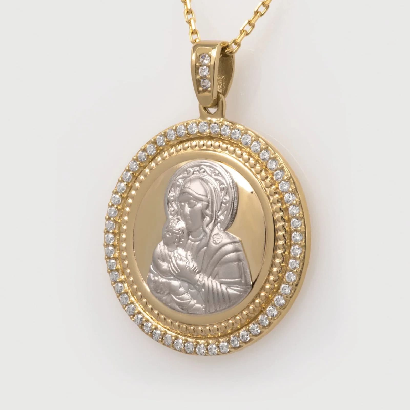 Holly Mary Protection Pendant — Pendants & charms from AntEva Crafts
