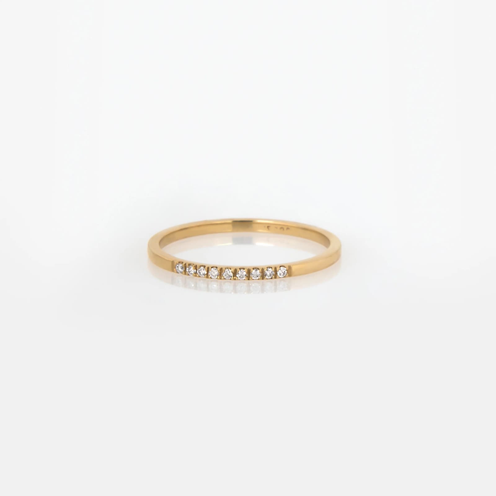 Diamond Dainty Ring 1.4mm — Rings from AntEva Crafts